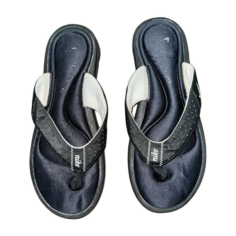 Comfort Foam Black Women's Flip-Flop Sandals